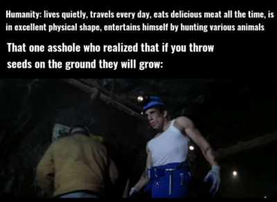 this jerk has ruined the live of all mankind