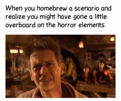 Bring on the darkness 