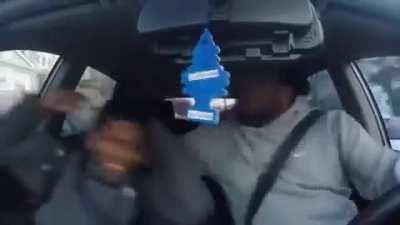 When you're in the car and death grips comes on