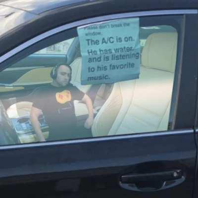 he's fine in there (possible copyrighted audio)