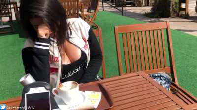 Using Remote Control Vibrator in Public.