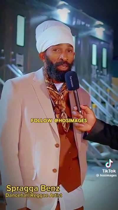 Wise words from spragga Benz 
