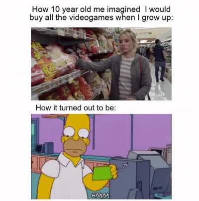 I swore to buy the whole game store