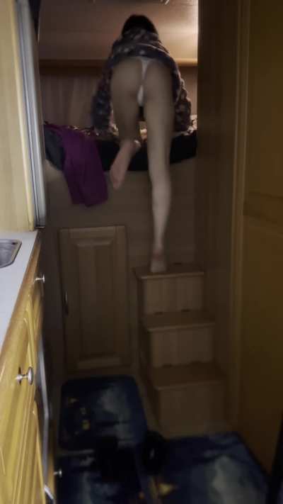 This evening in the camper it started like this too...