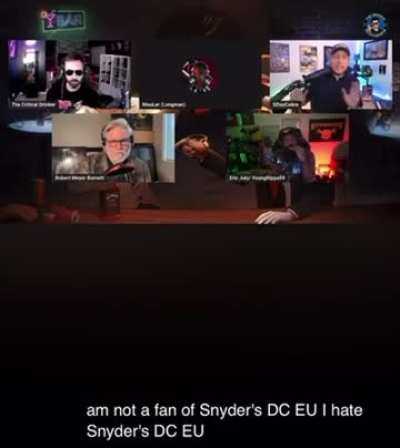 I know this is from a Open Bar from almost 3 Years ago, but Jeremy's Rant about the Snyderverse here was hilarious.