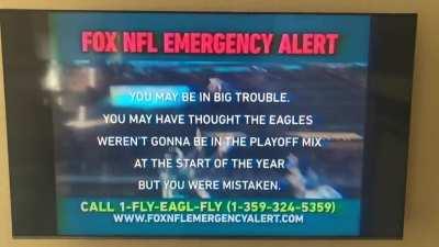 Saw this on the FOX Pre-Game Show 🦅