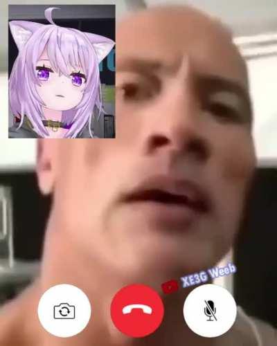 Okayu calling the rock