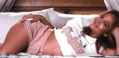 Mommy Jennifer Lopez knows you've been staring at her hips