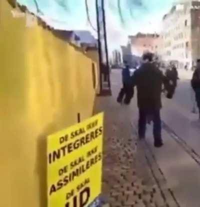 White nationalist burns Koran in Denmark