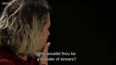 Andrew Scott performing Hamlet's 