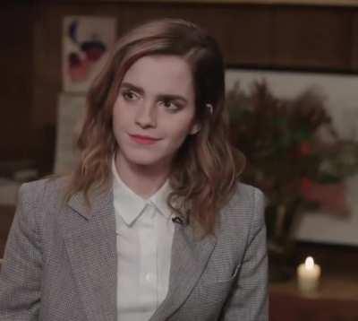 Red lips and a smile