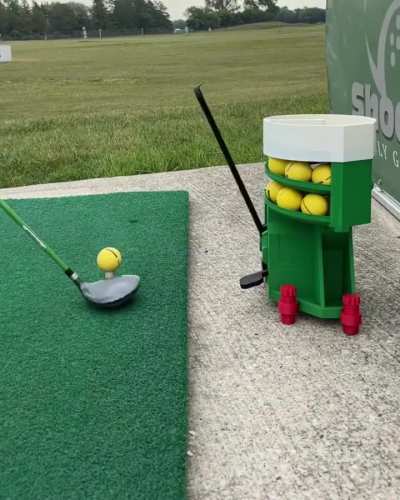 Golf Ball Tee placing helper