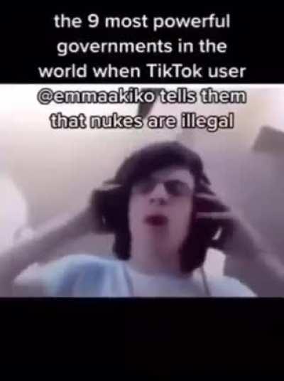 Guys war has ended cause its illegal