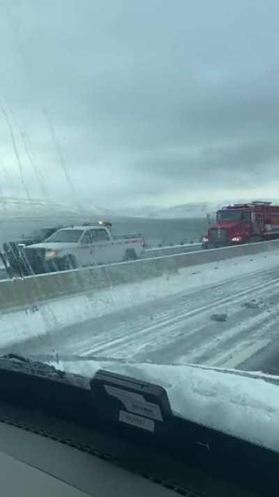 I84 be safe all you truckers