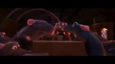 In Ratatouille (2007), Django (Remy's Dad), uses the expression 