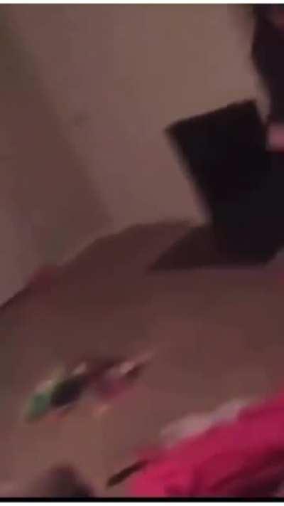 Stupid girls fighting around children…smh