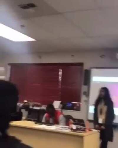 Even the teacher thought that shit was ass😭