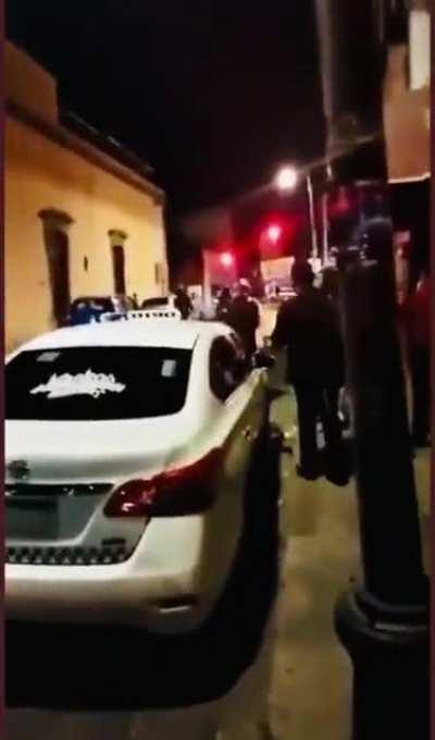 Truck plows through group standing in street in a hit & run