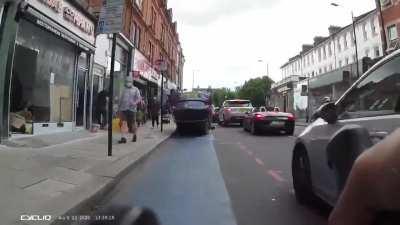 Fed up of cars parking in the cycle lane...