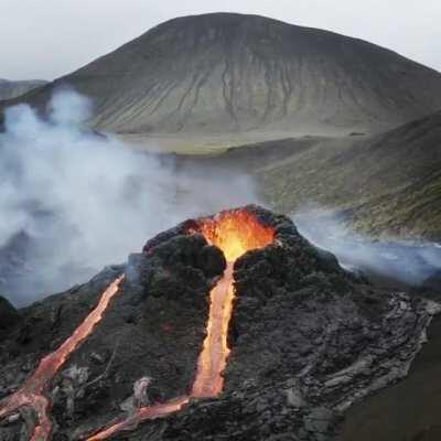 🔥 Recent volcanic eruption in Iceland, March 19 2021 🌋