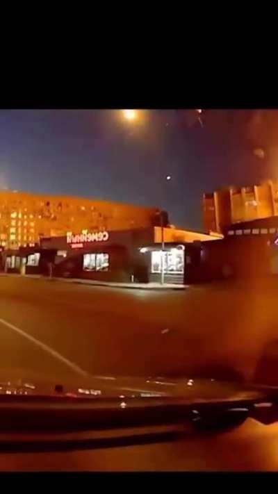 A SU-34 crashed into a residential building.