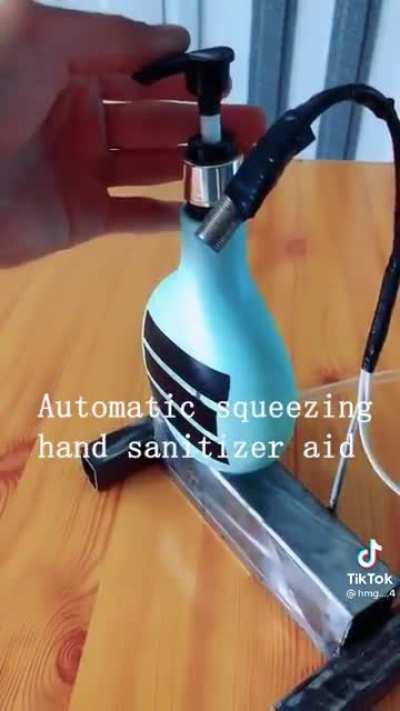 Explosive hand sanitizer