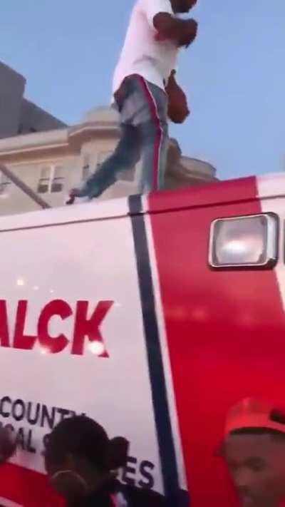 Don't worry about the person in the stretcher