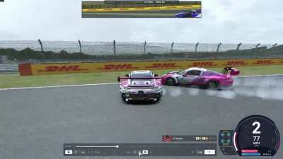 3rd EVER Online race in LMU and this happens