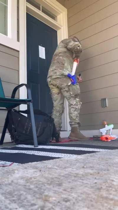 Wife asks husband to choose his weapon