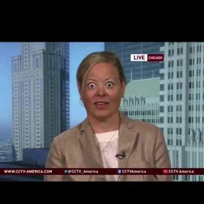 Is she freaking out?