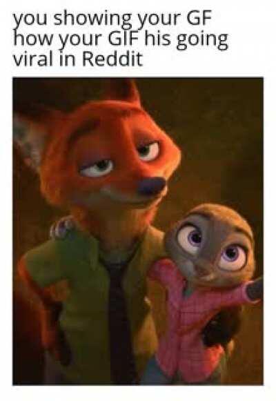 His GIF is getting hotter than his GF