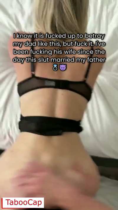 While My Dad Was Out on His Business Trip, I Fucked His Sexy Trophy Wife