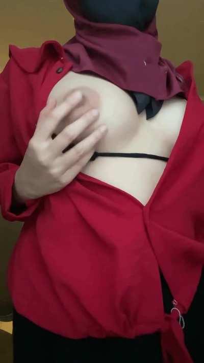 My titties are like art pieces, and I need you to do the final touch. What are you adding?