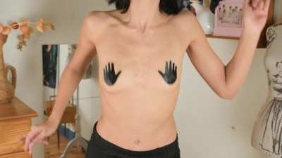 My small boobs might be firm, they look like jello when I'm dancing in slow motion