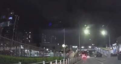 Caught the Moment a Car Flipped During a Police Chase.