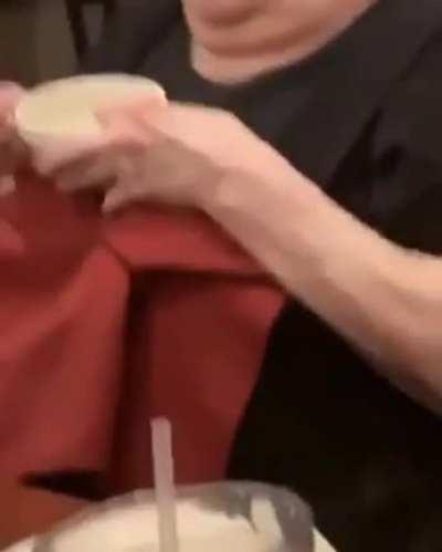 Grandma's 1st Hibachi dinner