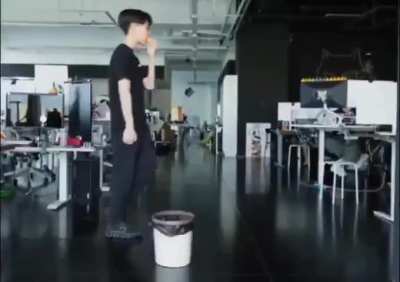Level 99 Engineering: The Self-Positioning Trash Can