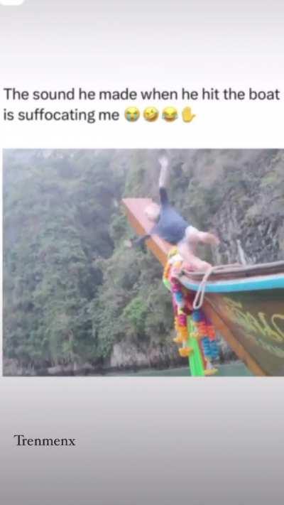 That's why they say... slippery when wet