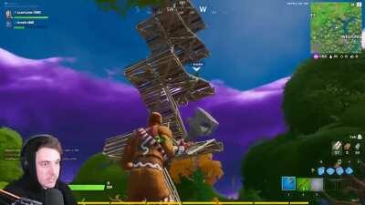 Brodie screams while falling to his cyber-doom