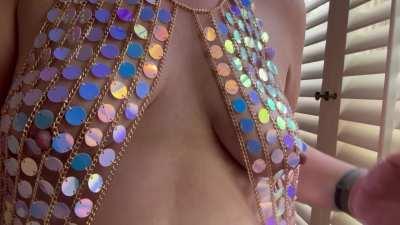 My cute new gift feels so good and makes me giggle