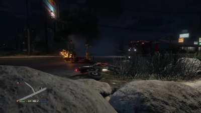 Emergency responders at work