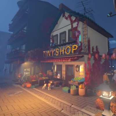 Added day/night cycle and ivy simulator to my cozy sim game today. Spent the whole day on it and I’m so happy with how it t