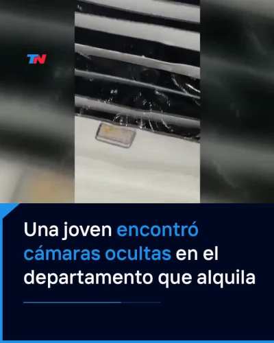 Una joven descubrió cámaras ocultas en el departamento que alquila