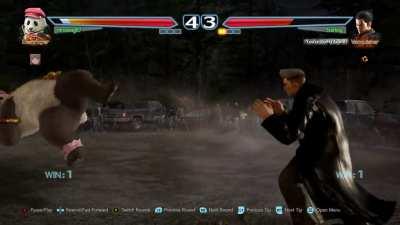 Giving Kazuya a taste of his own medicine