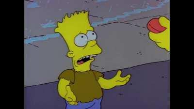 Bart suddenly learns how to speak French