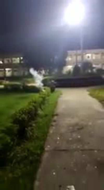 When you try to play with firecrackers.