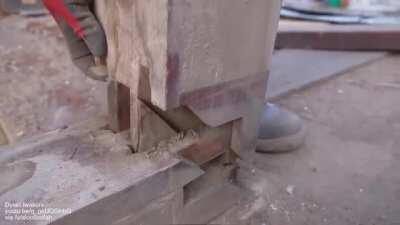 Fascinating joineries discovered while taking apart a traditional 100 year old house