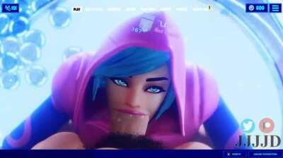 Iris giving a blowjob (JJJD) [Fortnite]
