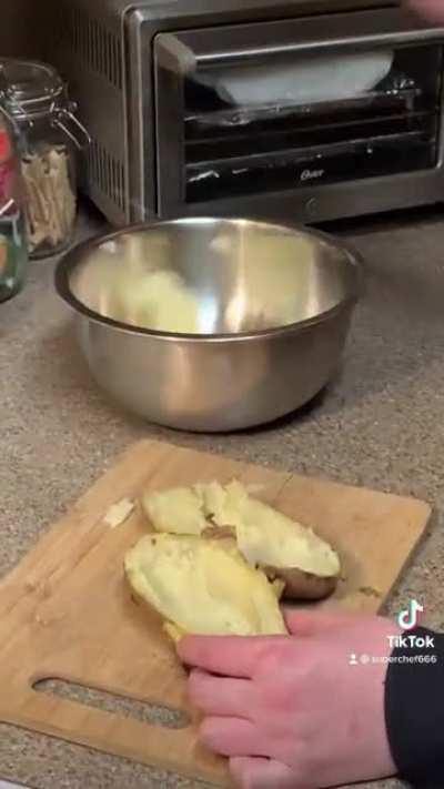 the loaded baked potato