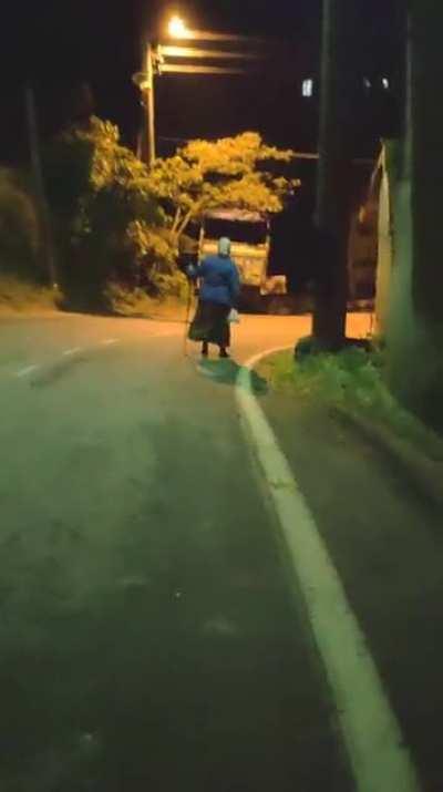 Beyler akşam değişiklik olsun köpeğimi farklı bir yerden gezdireyim dedim.Karşıma,RE8 de köyde gezen nine çıktı amk